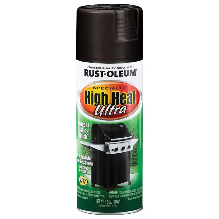 12 Oz Rust-Oleum Brands 241169 Black Specialty Anti-Rust High Heat ...