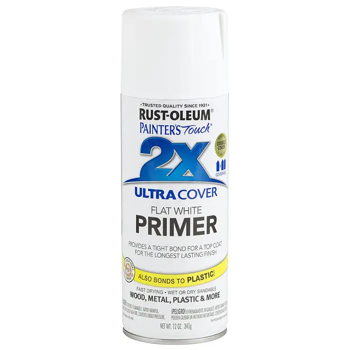 Rust-Oleum 12oz 2X Painter's Touch Ultra Cover Spray Paint White Primer