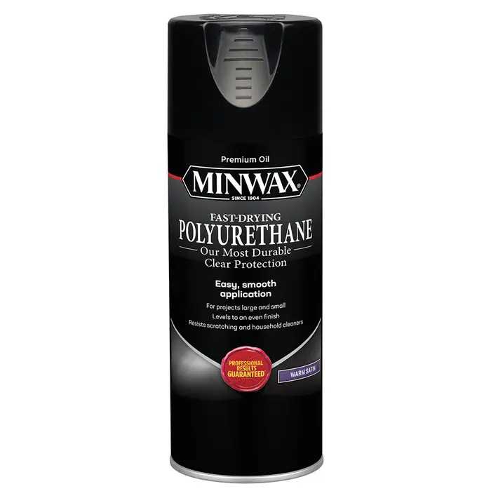 6 Pack of 11.5 Oz Minwax 33060 Clear Fast-Drying Oil-Based 