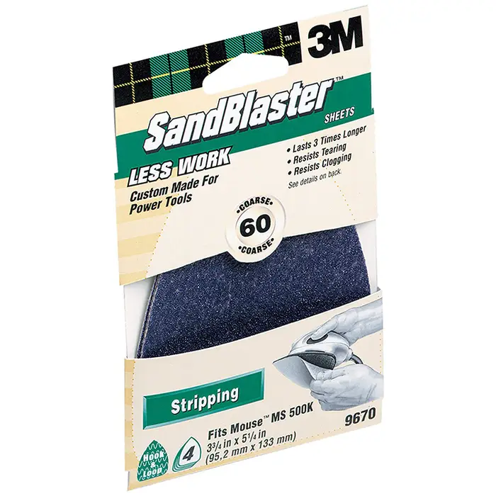 3m hook and loop sandpaper