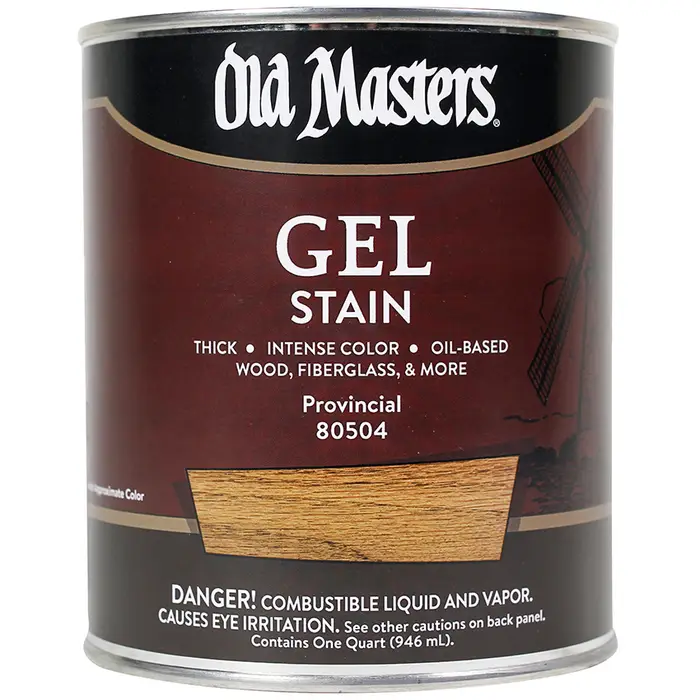 1 Qt Old Masters 80504 Provincial Old Masters Oil Based Gel Stain   086348805040 