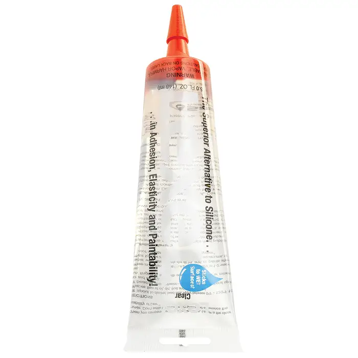 5.5 Oz Sashco 13013 Clear Lexel Synthetic Rubber Sealant Caulk and