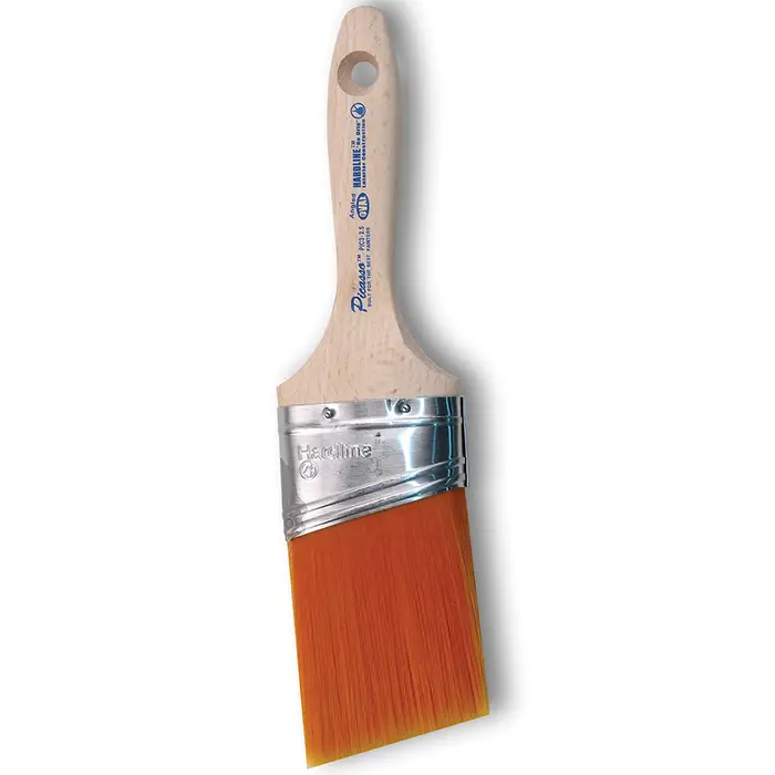 Stiff acrylic paint brushes