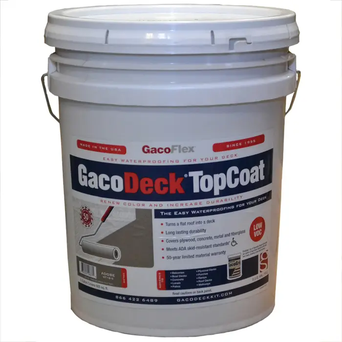 5 Gal Gaco DT18 Adobe GacoDeck Water-Based Elastomeric Top Coat ...