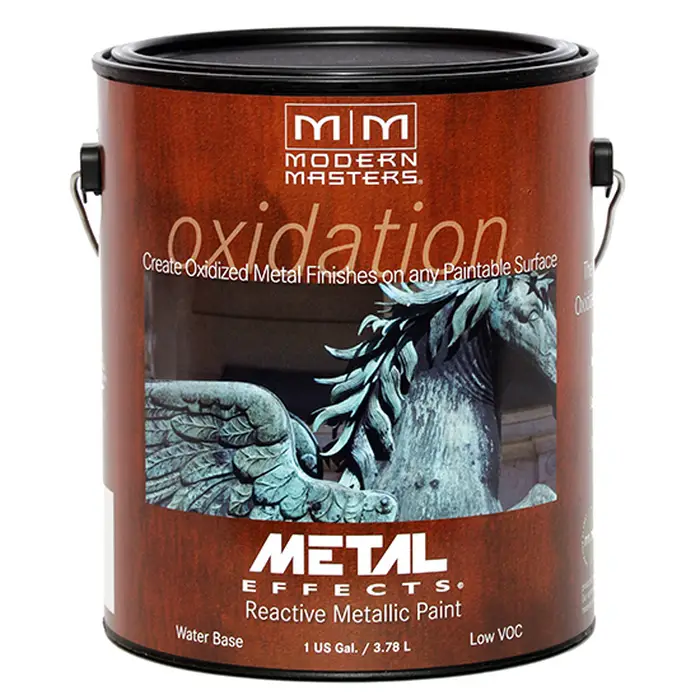 1 Gal Modern Masters ME208 Iron Metal Effects Reactive Metallic Paint   740774208010 