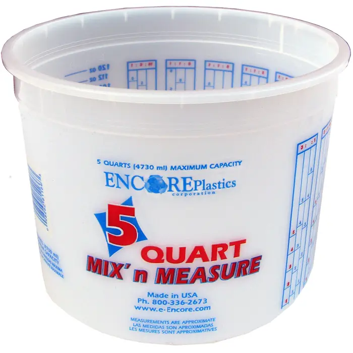 encore plastic buckets