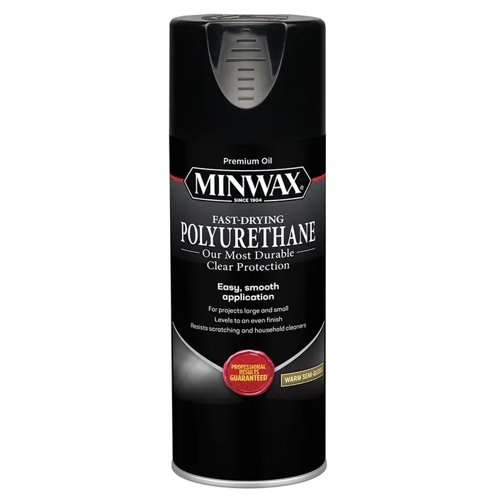 6 Pack of 11.5 Oz Minwax 33055 Clear Fast-Drying Oil-Based 