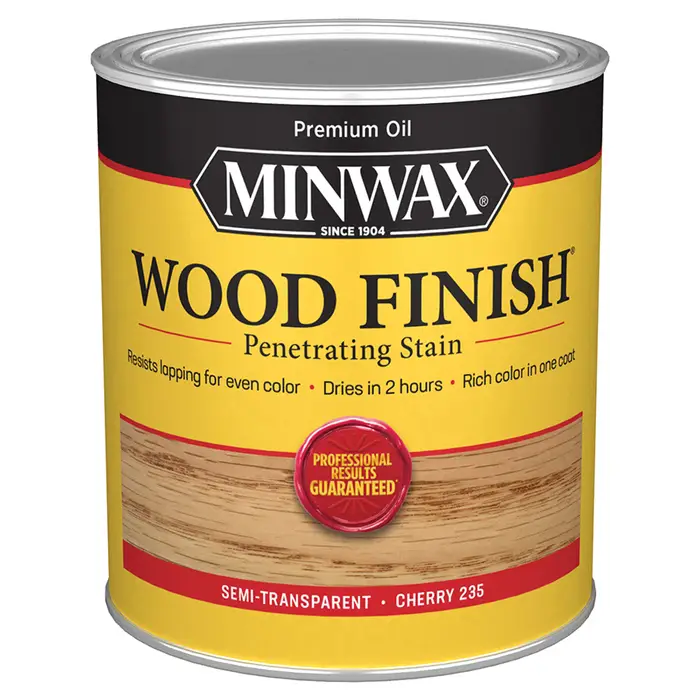 4-Pack of 1 qt Minwax 70009 Cherry Wood Finish Oil-Based Wood Stain