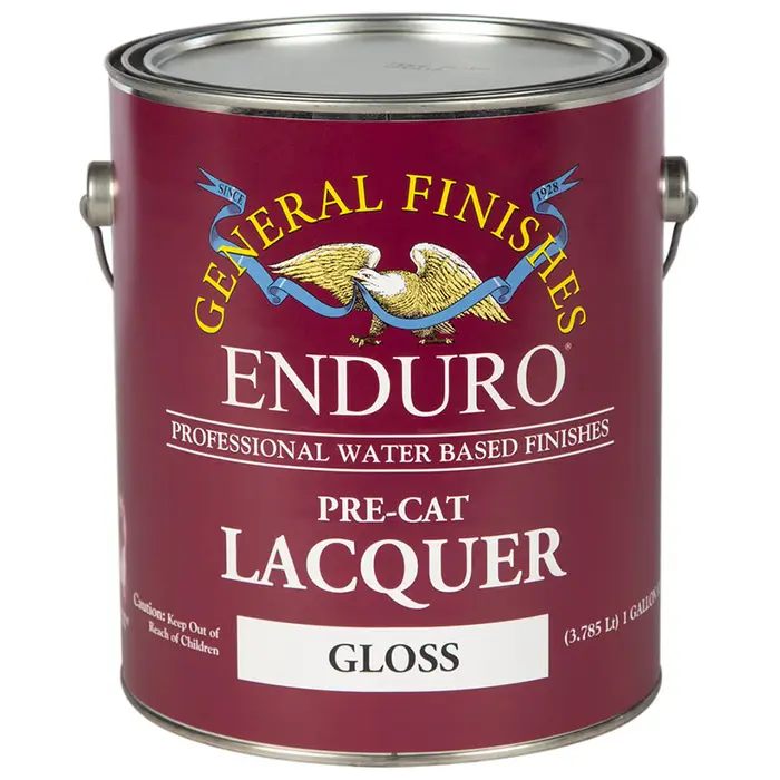 1 Gal General Finishes GPCG Clear Enduro Pre-Cat Lacquer Water-Based ...