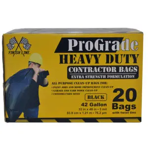 Maximum Contractor Garbage Bags - 33in x 48in Clear – Supplies Plus  Distributors Inc.