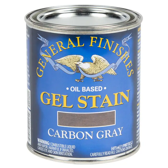 1 Pt General Finishes CPT Carbon Gray Gel Stain Oil-Based ...